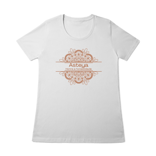 Nome do produto Camiseta Yoga Babylong Asteya – Viva com Integridade
