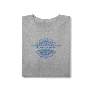 Nome do produto Camiseta Yoga Tradicional Aparigraha, Liberte o que Não te Serve