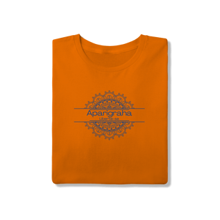 Nome do produto Camiseta Yoga Tradicional Aparigraha, Liberte o que Não te Serve