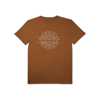 Nome do produto Camiseta Yoga Tradicional Algodão Pima Brahmacharya, Foque no Essencial