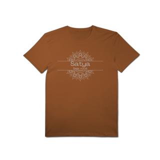 Nome do produto Camiseta Yoga Tradicional Algodão Pima Satya – Viva Sua Verdade