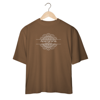 Nome do produto Camiseta Yoga Oversized Aparigraha, Liberte o que Não te Serve