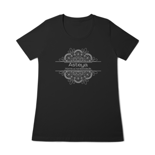 Nome do produto Camiseta Yoga Babylong Asteya – Viva com Integridade