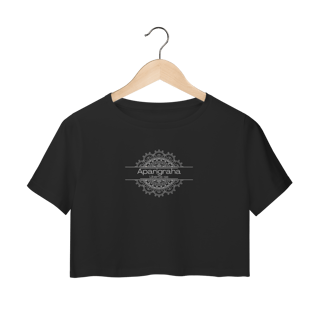 Nome do produto Camiseta Yoga Cropped Aparigraha, Liberte o que Não te Serve 