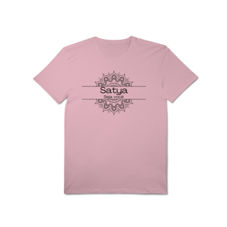 Nome do produto Camiseta Yoga Tradicional Algodão Pima Satya – Viva Sua Verdade