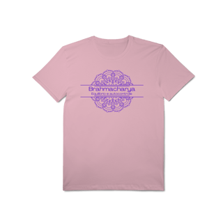 Nome do produto Camiseta Yoga Tradicional Algodão Pima Brahmacharya, Foque no Essencial