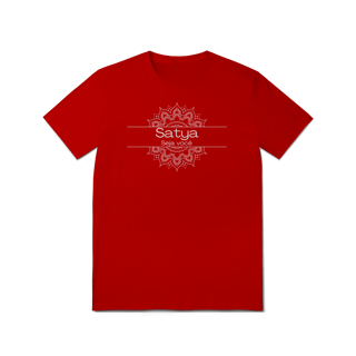 Nome do produto Camiseta Yoga Tradicional Satya – Viva Sua Verdade