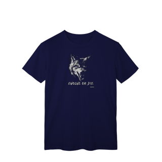 Nome do produto T-shirt Classic - Evolve or Die (Lobo)