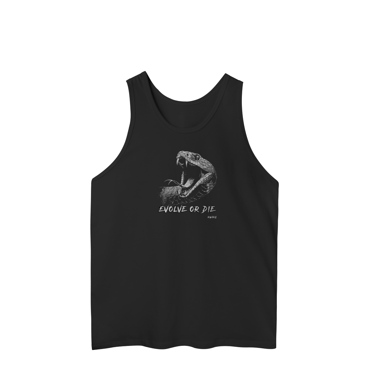 Nome do produto: Regata Masculina - Evolve or Die (Viper)