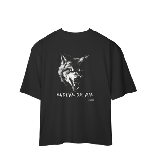 Nome do produto Oversized - Evolve or Die (Lobo)