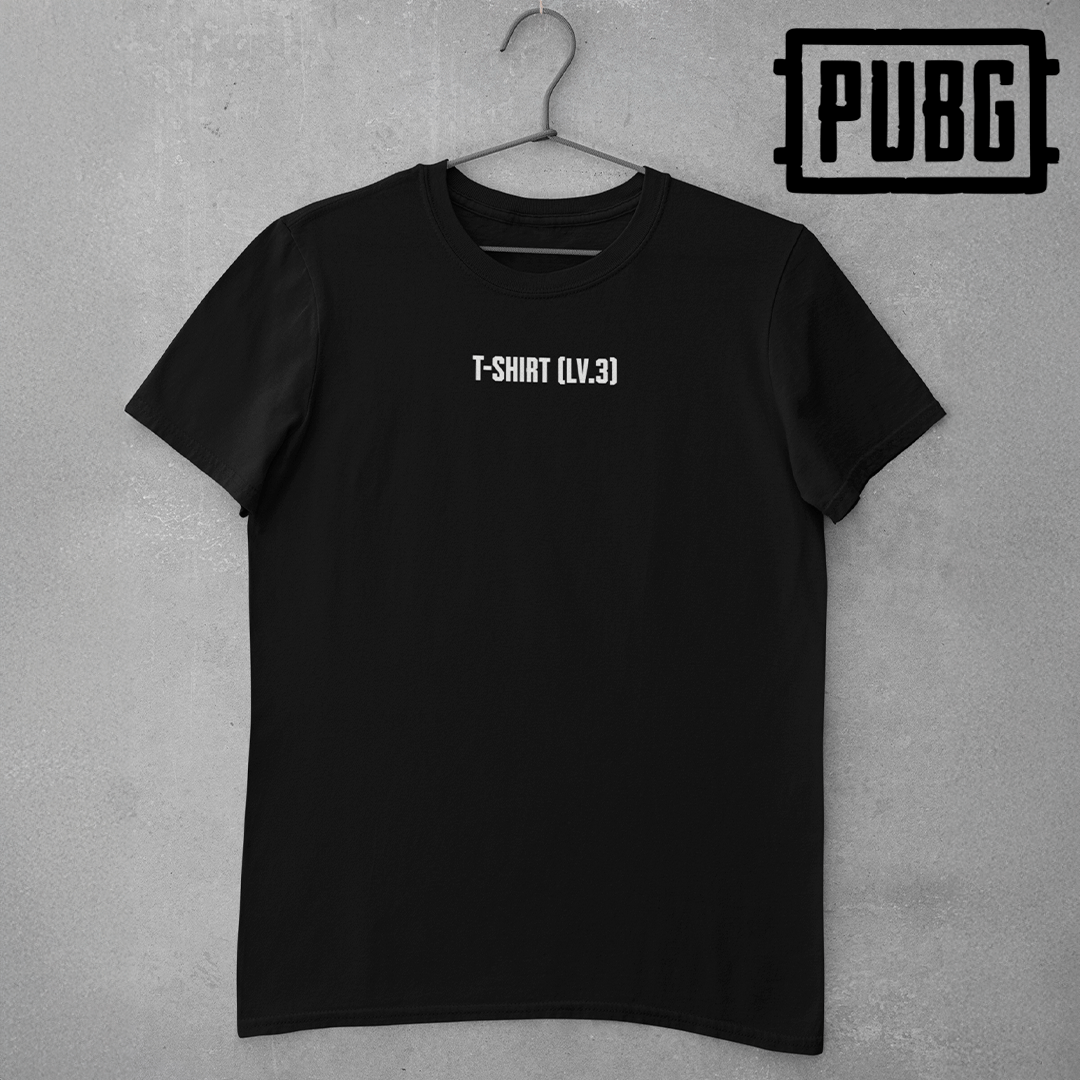 Nome do produto: T-Shirt (Lv.3) – PUBG Loot Edition - Plus Size