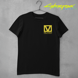 Camiseta Militech Systems – Night City Series