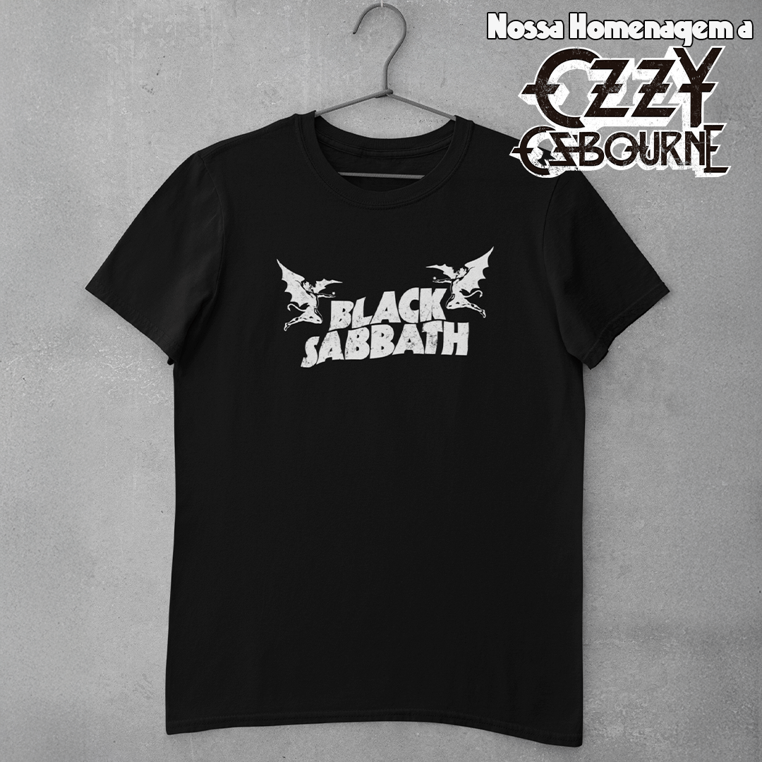 Nome do produto: Camiseta BLACK SABBATH LOGO CLÁSSICO – Eternal Legend Series