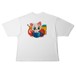Nome do produtoCamiseta Gato de Xion – Stellar Blade Edition - Oversized