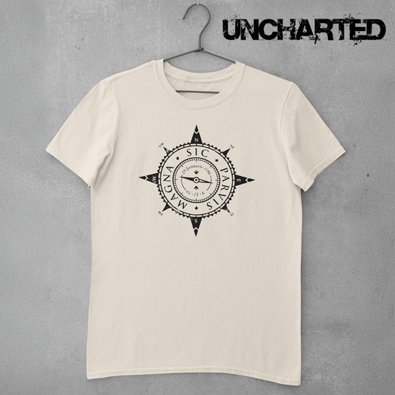 Camiseta SIC PARVIS MAGNA Full – Uncharted Series