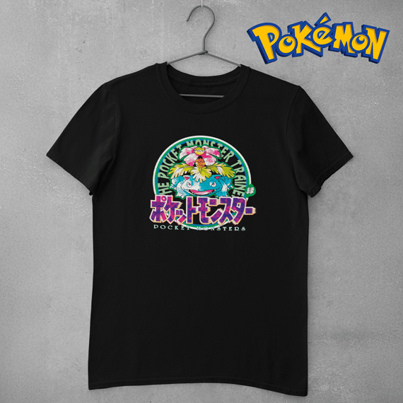 Camiseta Pokémon Green - Plus Size