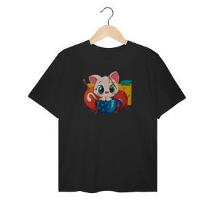 Nome do produtoCamiseta Gato de Xion – Stellar Blade Edition - Plus Size
