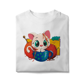 Nome do produtoCamiseta Gato de Xion – Stellar Blade Edition - Oversized