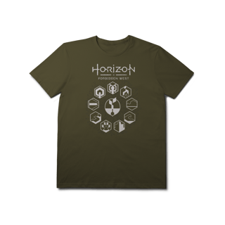 Nome do produtoCamiseta Horizon Forbidden West GAIA Protocol Black