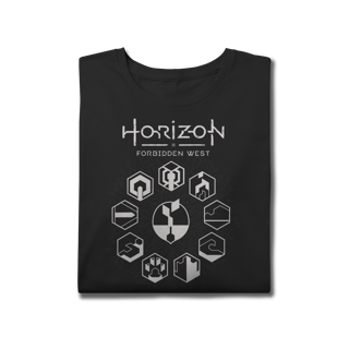 Nome do produtoCamiseta Horizon Forbidden West GAIA Protocol Black - Plus Size