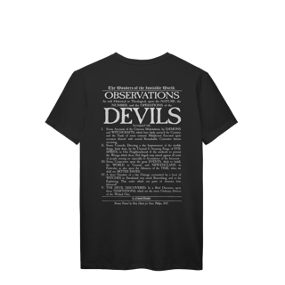 Nome do produtoCamiseta Gótica Literária Wednesday Addams Exclusiva (Estampa Frente e Verso V2)