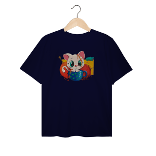 Nome do produtoCamiseta Gato de Xion – Stellar Blade Edition - Plus Size