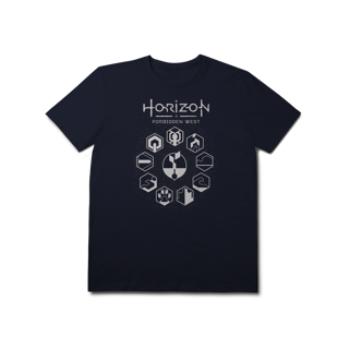 Nome do produtoCamiseta Horizon Forbidden West GAIA Protocol Black