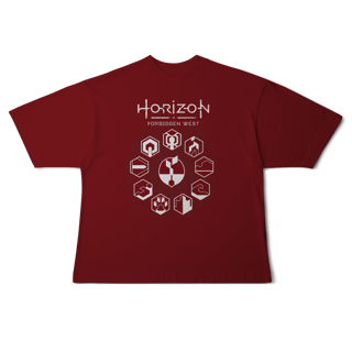Nome do produtoCamiseta Horizon Forbidden West GAIA Protocol Black - Oversized