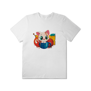 Nome do produtoCamiseta Gato de Xion – Stellar Blade Edition - Plus Size
