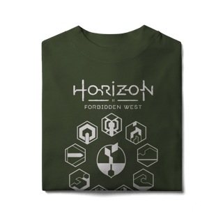 Nome do produtoCamiseta Horizon Forbidden West GAIA Protocol Black - Oversized