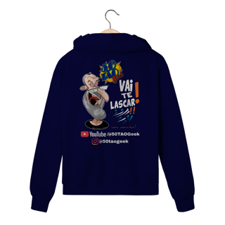 Nome do produtoMoletom 50Tao Geek - Vai te Lascar V2 Ziper 