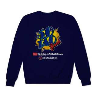 Nome do produtoMoletom 50Tao Geek - Siga a Franquia Sueter