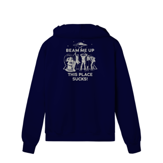 Nome do produtoMoletom Stranger Things Beam Me Up - Zíper