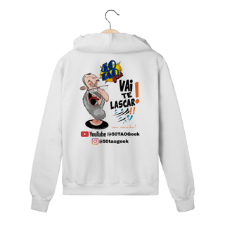 Nome do produtoMoletom 50Tao Geek - Vai te Lascar V2 Ziper (Clara)