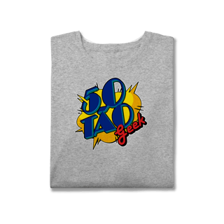 Nome do produtoCamiseta 50Tao Geek Comic Logo V2 - Plus Size