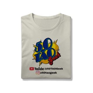 Nome do produtoCamiseta 50Tao Geek - Siga a Franquia (Clara)