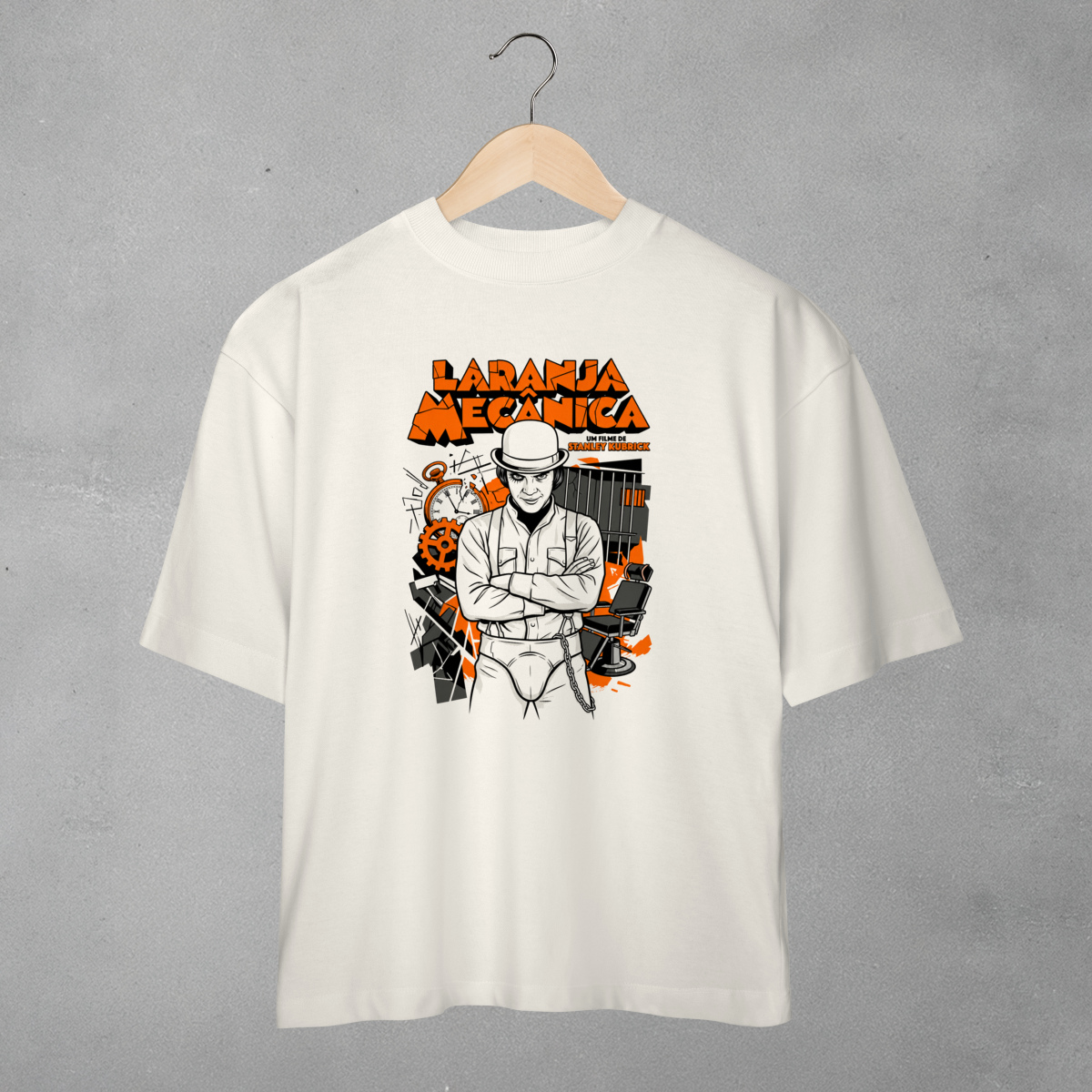 Camiseta Laranja Mecânica - Oversized