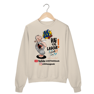 Nome do produtoMoletom 50Tao Geek - Vai te Lascar V2 Sueter (Clara)