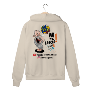 Nome do produtoMoletom 50Tao Geek - Vai te Lascar V2 Ziper (Clara)