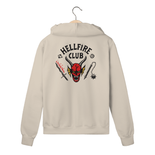 Nome do produtoMoletom Stranger Things Hellfire Club - zíper