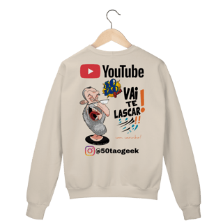Nome do produtoMoletom 50Tao Geek - Vai Te Lascar Oficial - Sueter