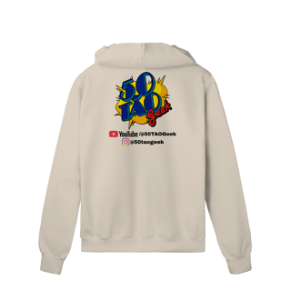 Nome do produtoMoletom 50Tao Geek - Siga a Franquia Zíper (Clara)