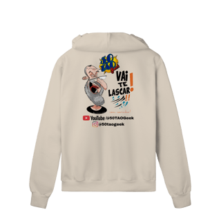 Nome do produtoMoletom 50Tao Geek - Vai te Lascar V2 Ziper (Clara)