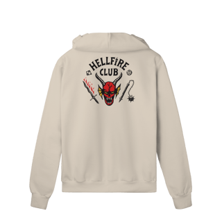 Nome do produtoMoletom Stranger Things Hellfire Club - zíper