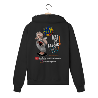 Nome do produtoMoletom 50Tao Geek - Vai te Lascar V2 Ziper 