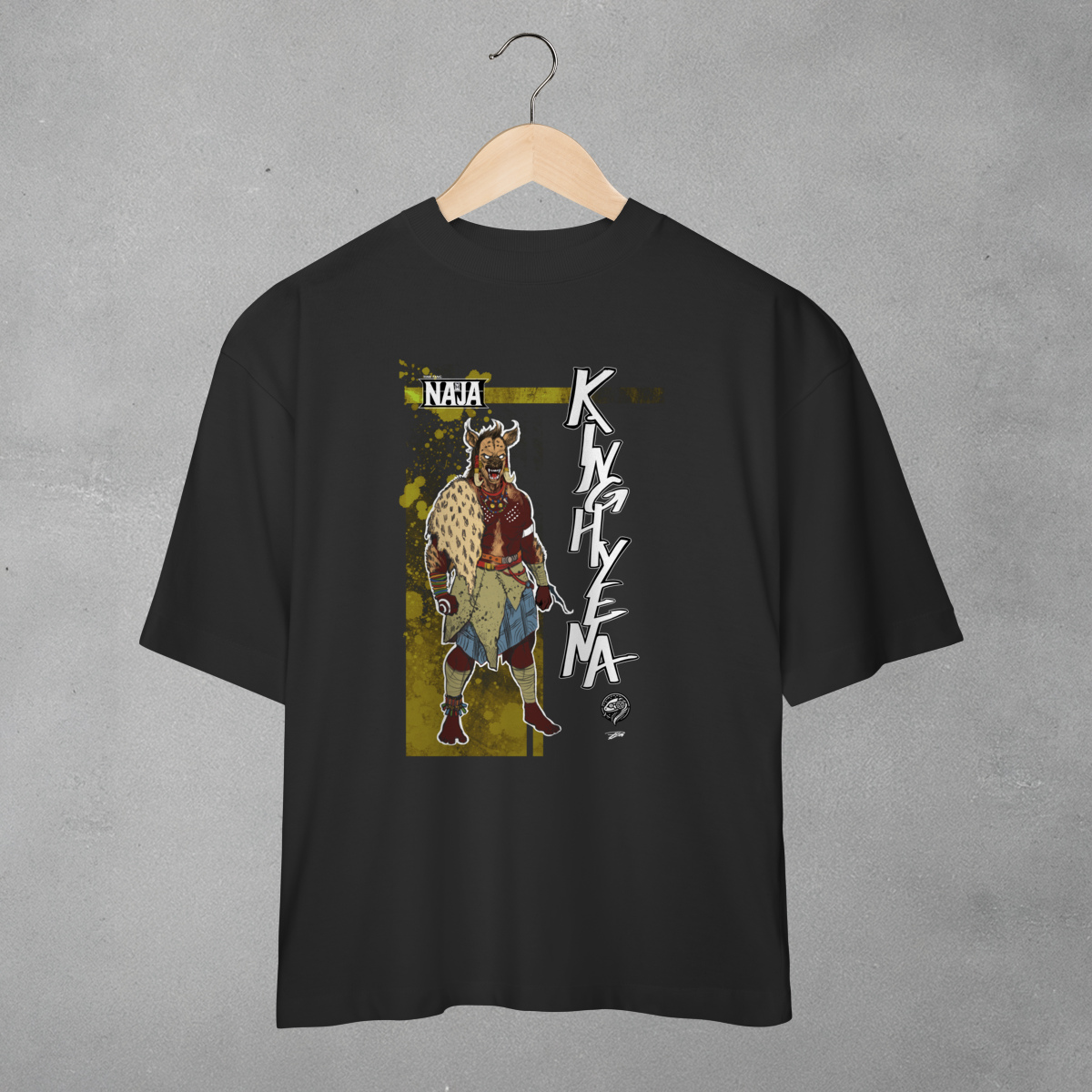 Camiseta King Hyena - Naja Comics - Oversized