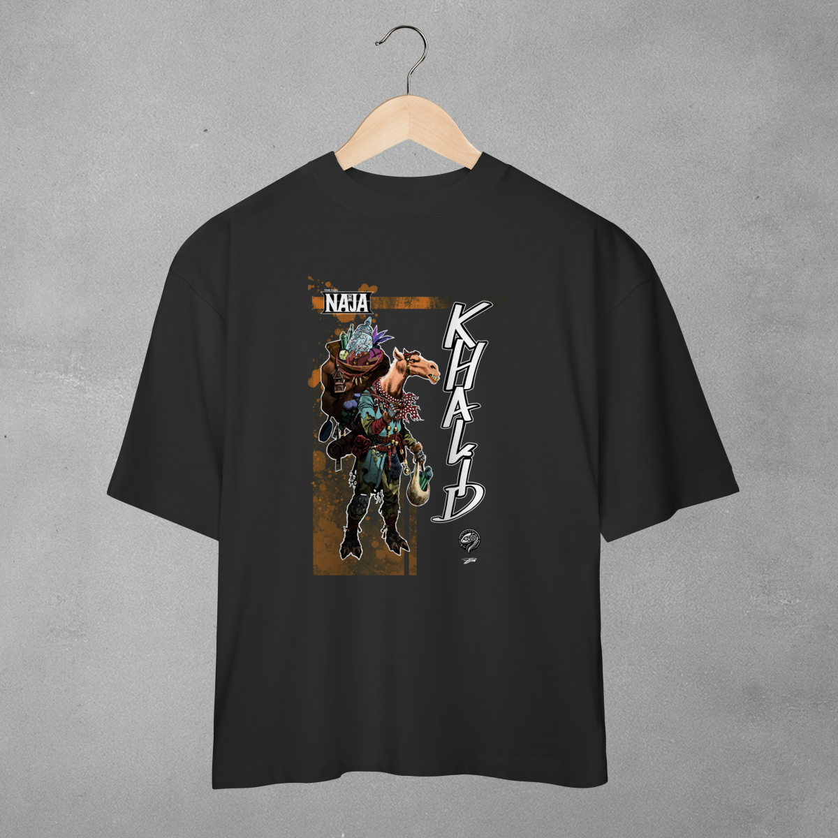 Camiseta Khalid - Naja Comics - Oversized