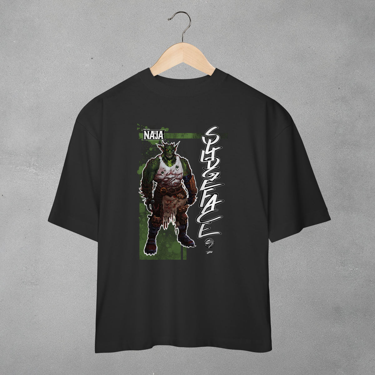 Camiseta Sludgeface - Naja Comics - Oversized