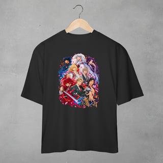 Camiseta Husbandos - Bate Papo com a Cintia - Oversized