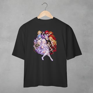 Camiseta Waifus - Bate Papo com a Cintia - Oversized